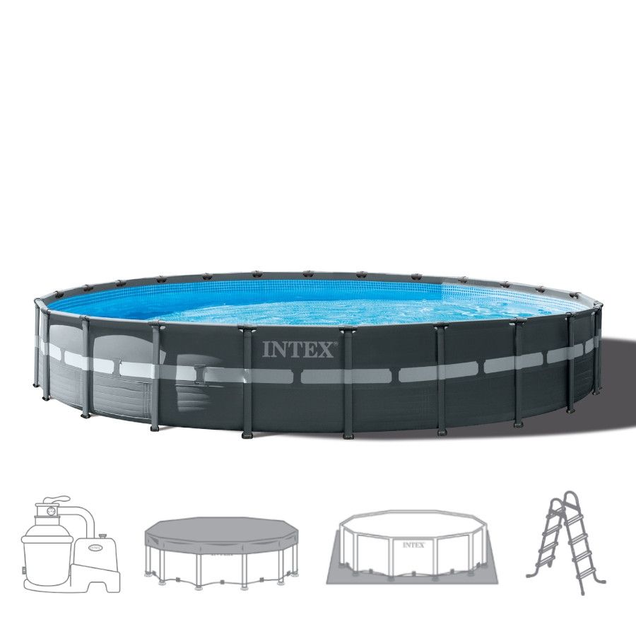 INTEX Ensemble De Piscine Ronde Ultra Xtr Frame 732 X 132 Cm 26340gn – Image 2