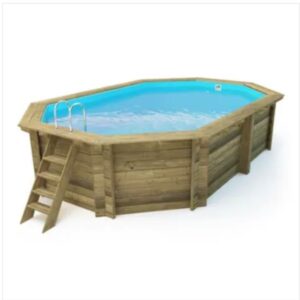 Piscine Hors Sol Bois , Miami , 4,86 X 3,36 X 1,20 M
