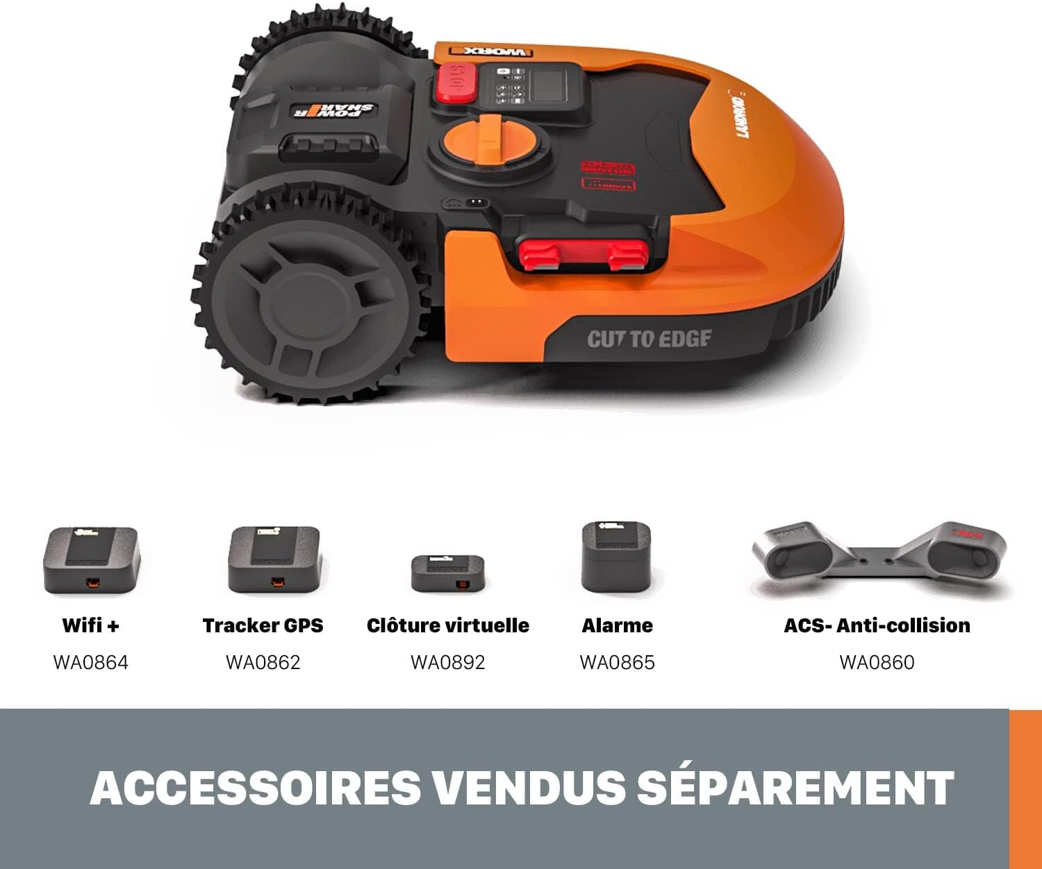 WORX - Tondeuse Robot connectée sans Fil LANDROID - jusqu'à 500m² – Image 2