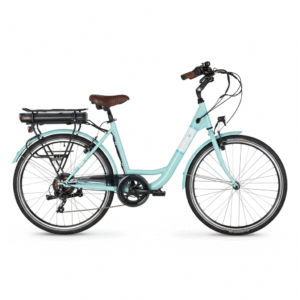 Vélo à assistance électrique Essentielb URBAN 400 vert d’eau