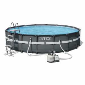 Piscine Intex 26330 avec Ultra Frame XTR cm 549x132h filtre a' sable pompe e'chelle feuille de couverture et feuille de base