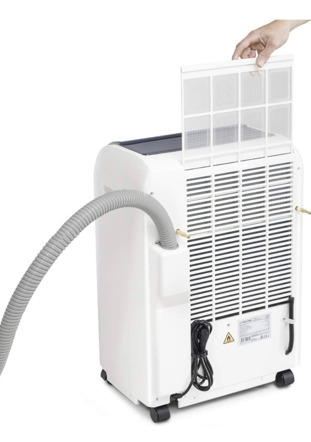 TROTEC Climatiseur split PAC 4600 Climatiseur avec 4,3 kW / 14.500 Btu/h adapté aux pièces jusqu'à 120 m³ Débit d'air max. de 550 m³/h – Image 4