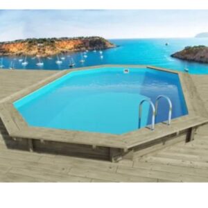 Piscine Hors Sol Bois , Miami , 4,86 X 3,36 X 1,20 M