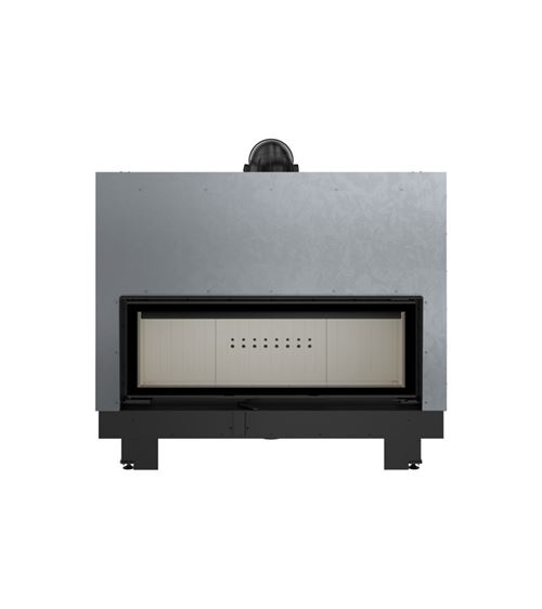 Insert cheminée MB 120 ouverture relevable + 7 bouches recuperateur – Image 2