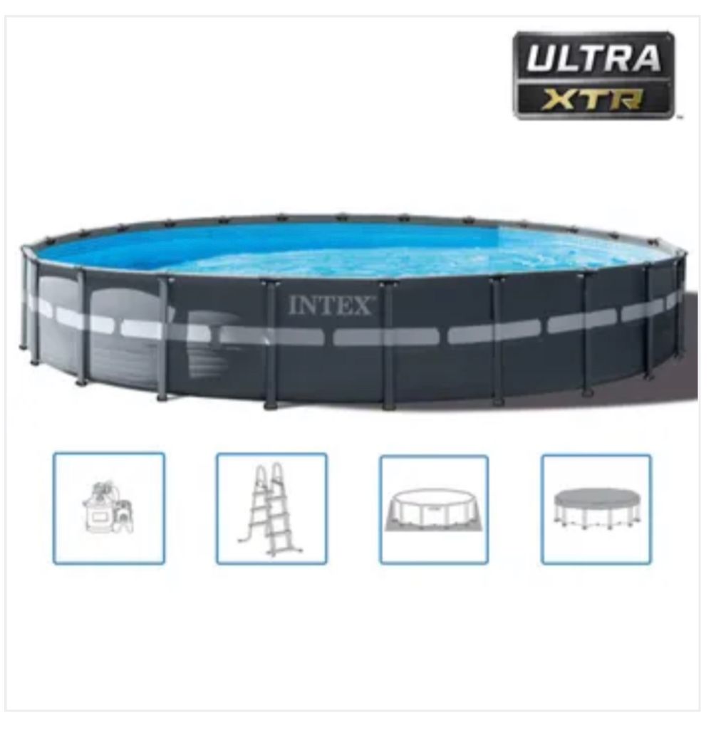 INTEX Ensemble De Piscine Ronde Ultra Xtr Frame 732 X 132 Cm 26340gn