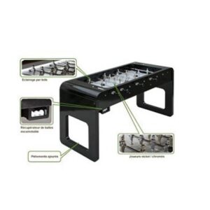 Baby Foot Smart Line Noir satiné