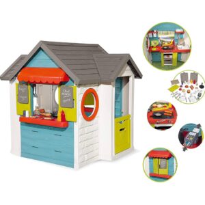 Smoby - Maison Chef House - Cabane de Jardin Enfant - Cuisine et Marchande - Coloré - 810403