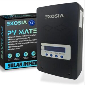 Routeur Solaire Chauffe Eau, PV Mate solar 3.6kW, Optimiseur panneau solaire, Surplus Photovolatïque 2 sorties, Autoconsommation pour Kit Panneau Solaire, 230v sans Batterie Autonome