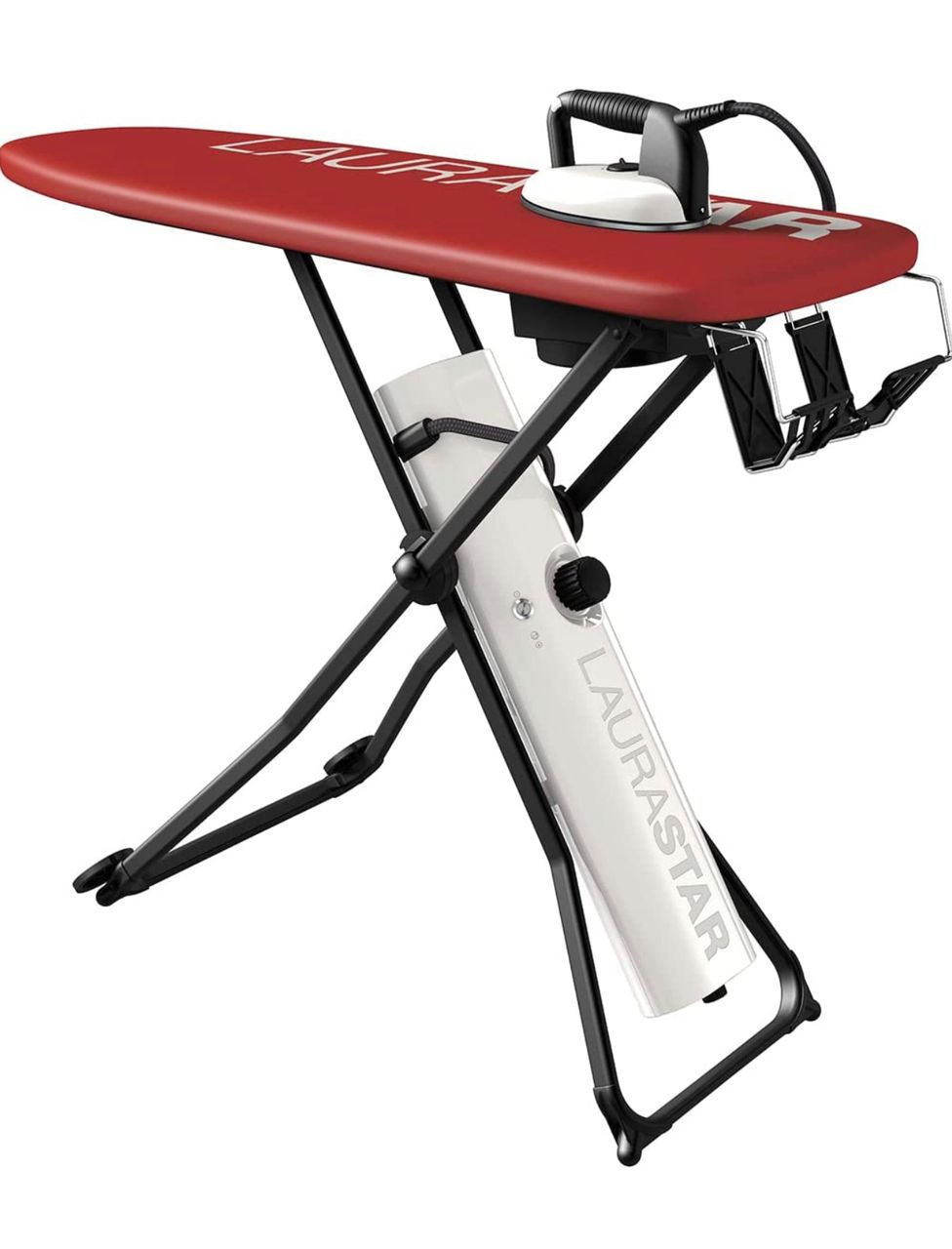 Laurastar GO+ Système de Repassage, Vapeur Hygiénique Elimine Bactéries et Acariens, Table Active