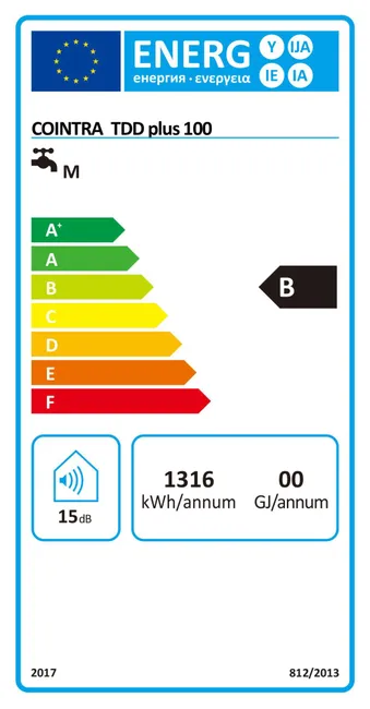 Chauffe-eau électrique plat multiposition COINTRA Tdd plus, 100 l – Image 3