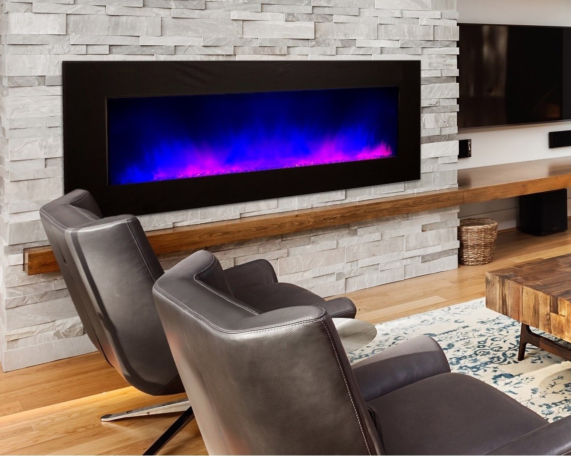 Cheminée Électrique Grande Taille 2000w Avec Télécommande - Volcano 5xl – Image 5