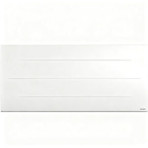 Radiateur électrique à inertie sèche 2000 W SAUTER Sibayak horizontal blanc